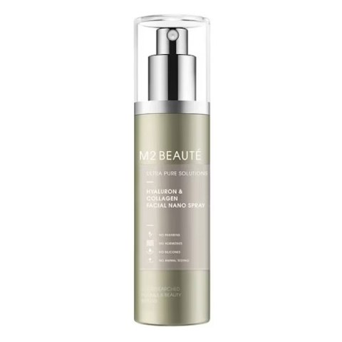 M2 BEAUTE Hyaluron & Collagen Facial Nano Spray przeciwstarzeniowe serum do twarzy w sprayu 20ml
