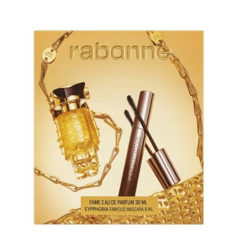 Paco Rabanne Zestaw Fame woda perfumowana spray 30ml + Eyephoria Famous tusz do rzęs 8ml
