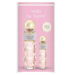 Saphir Vida de Saphir Pour Femme zestaw woda perfumowana spray 200ml + woda perfumowana spray 30ml