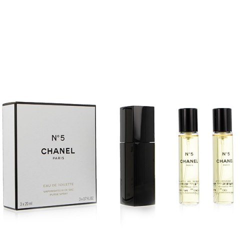 Chanel No 5 woda toaletowa purse spray 3x20ml