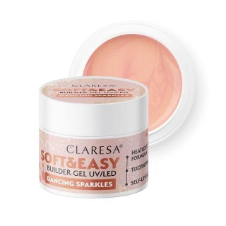 Claresa Soft&Easy Builder Gel żel budujący Dancing Sparkles 90g