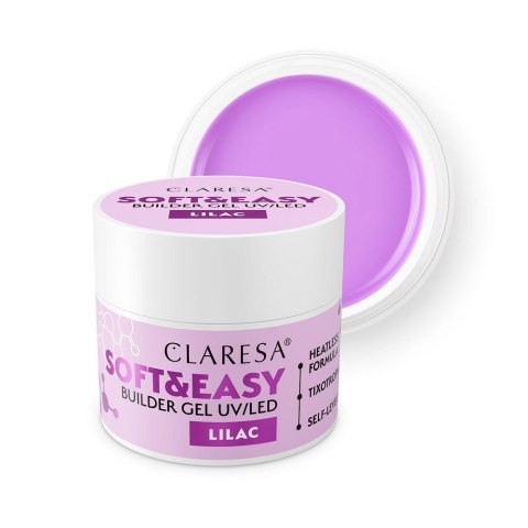 Claresa Soft&Easy Builder Gel żel budujący Lilac 45g