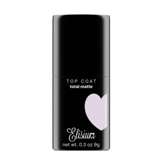 Elisium Top Coat Total Matte matowy top do lakierów hybrydowych 9g