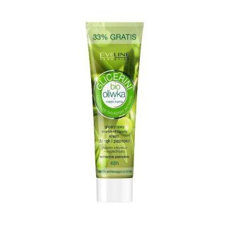 Eveline Cosmetics Glicerini glicerynowy skoncentrowany krem do rąk i paznokci z bio oliwką i masłem karite 125ml