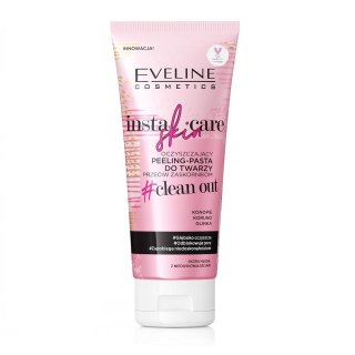 Eveline Cosmetics Insta Skin Care oczyszczający peeling-pasta do twarzy przeciw zaskórnikom 75ml