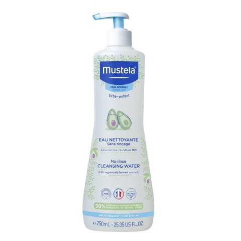 Mustela No Rinse Cleansing Water woda oczyszczająca bez spłukiwania dla dzieci i niemowląt 750ml