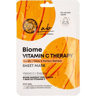 Natura Siberica Lab Biome Vitamin C Therapy maska w płachcie z witaminą C 25g