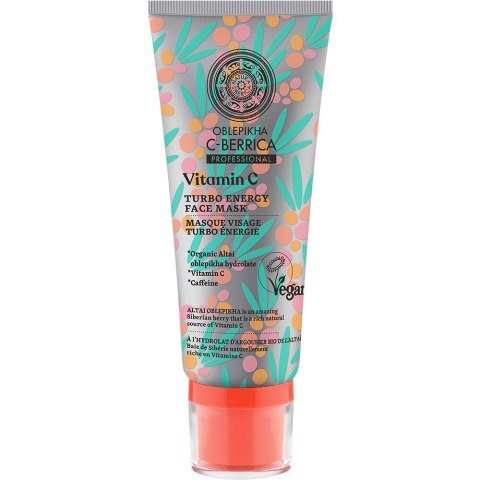 Natura Siberica Oblepikha C-Berrica energizująca maska do twarzy z witaminą C i kofeiną 100ml