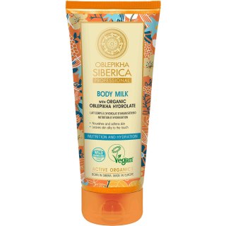 Natura Siberica Oblepikha Professional odżywczo-nawadniające mleczko do ciała na bazie hydrolatu z rokitnika 200ml