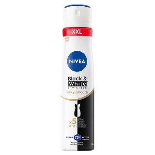 Nivea Black&White Invisible Silky Smooth antyperspirant spray 250ml