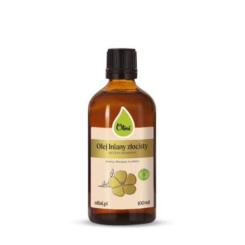 Olini Olej lniany złocisty 100ml