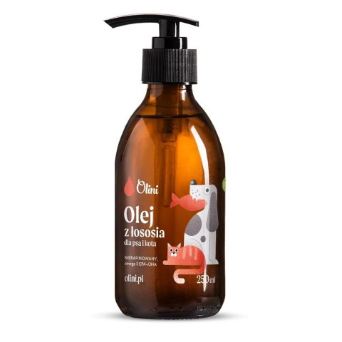 Olini Olej z łososia dla psa i kota 250ml