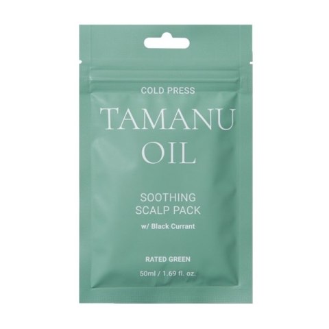 RATED GREEN Tamanu kuracja łagodząca skórę głowy z olejem tamanu i czarną porzeczką 50ml