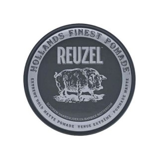 Reuzel Hollands Finest Pomade mocno utrwalająca pomada na bazie wody Black 340g