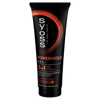 Syoss Power Hold Gel żel do włosów mocny 250ml