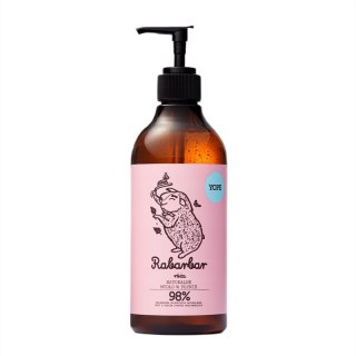 Yope Naturalne mydło w płynie Rabarbar i Róża 500ml