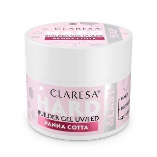 Claresa Hard&Easy Builder Gel żel budujący Panna Cotta 12g