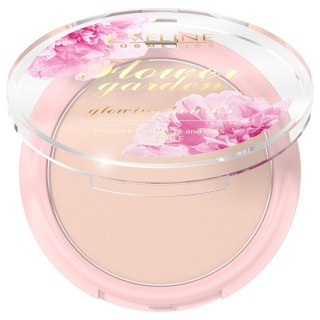 Eveline Cosmetics Flower Garden prasowany puder rozświetlający 8g