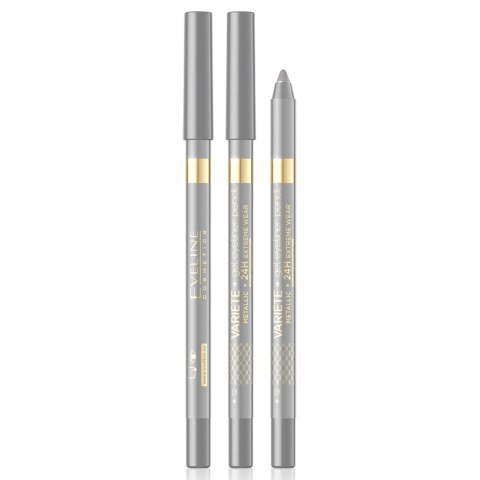 Eveline Cosmetics Variete wodoodporna żelowa kredka do oczu 12 Silver