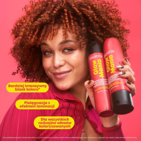 Matrix Glow Mania Nabłyszczający Szampon do Włosów Farbowanych 1000ml