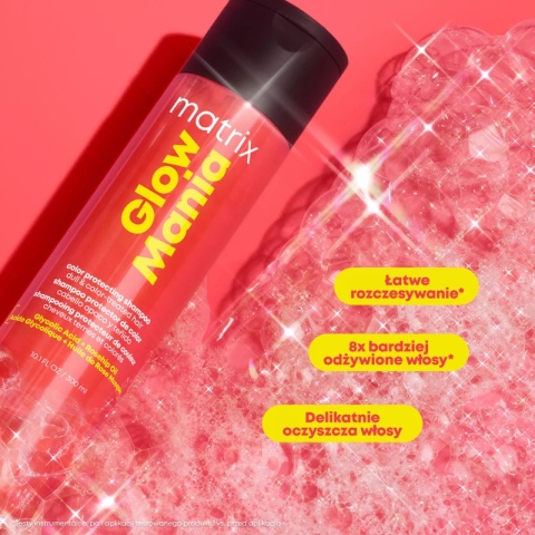 Matrix Glow Mania Nabłyszczający Szampon do Włosów Farbowanych 1000ml