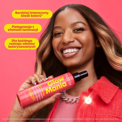 Matrix Glow Mania Termoochronna odżywka w spray'u do włosów farbowanych 250ml