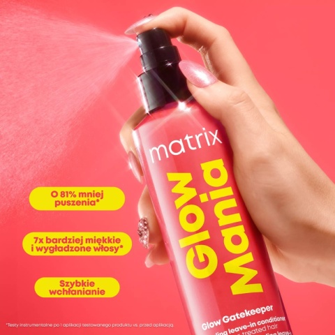 Matrix Glow Mania Termoochronna odżywka w spray'u do włosów farbowanych 250ml