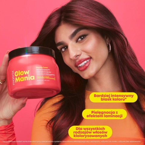Matrix Glow Mania Wzmacniająca maska do włosów farbowanych 500ml