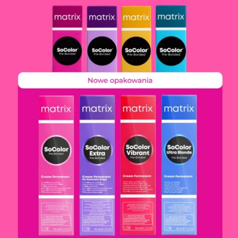 Matrix SoColor Pre-Bonded farba do włosów trwała 6BC 90ml