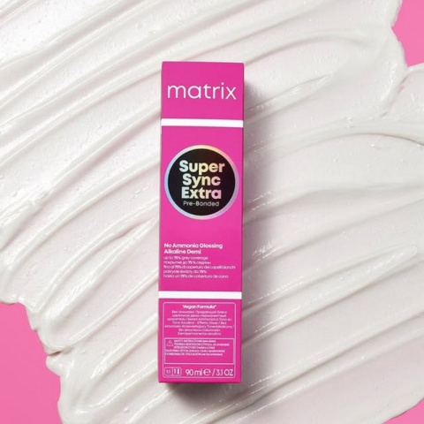 Matrix Super Extra Sync Pre-Bonded toner alkaiczny do włosów bez amoniaku 5NN 90ml