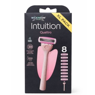 Wilkinson Intuition Quattro maszynka do golenia z 4 ostrzami i 8 wkładów