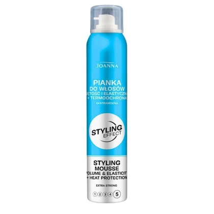 Joanna Styling Effect Mousse Pianka Modelująca do Włosów Extra Strong 150ml