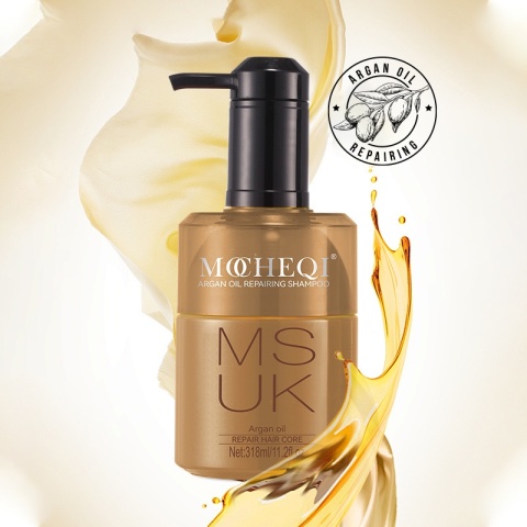 MOCHEQI Argan Oil Reparing Shampoo Kremowy szampon regenerujący z olejkiem arganowym 318ml
