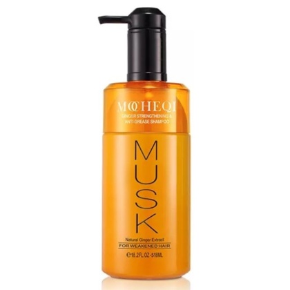 MOCHEQI Ginger Strengthening & Anti-Grease Shampoo kremowy szampon przeciw wypadaniu włosów 518ml
