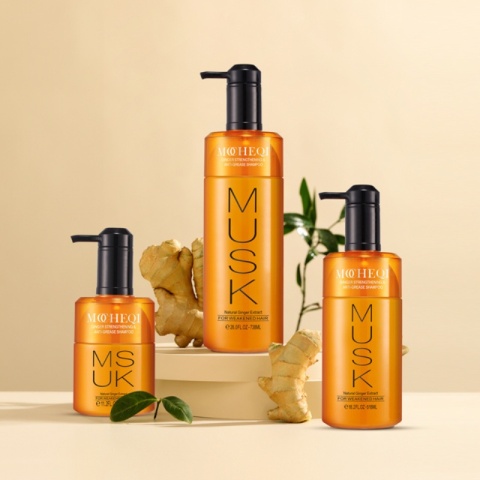 MOCHEQI Ginger Strengthening & Anti-Grease Shampoo kremowy szampon przeciw wypadaniu włosów 518ml