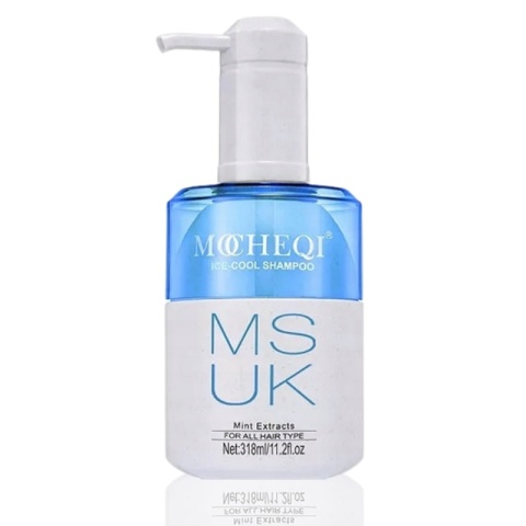 MOCHEQI Ice Cool Shampoo kremowy szampon z naturalnym ekstraktem mentolowym do włosów normalnych 318ml