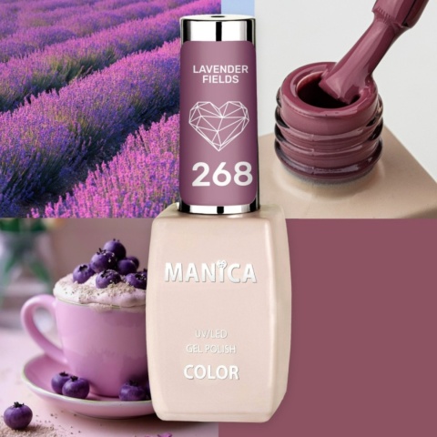 Manica Lakier hybrydowy LED/UV 10ml - Lavender Fields - 268