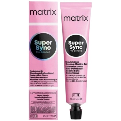 Matrix Super Sync Pre-Bonded toner alkaiczny do włosów bez amoniaku 7RR+ 90ml
