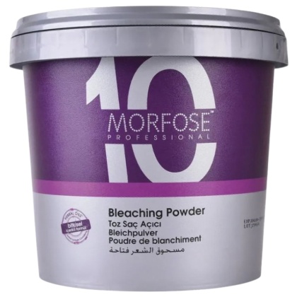 Morfose 10 Powder niebieski rozjaśniacz do 7 tonów 900g
