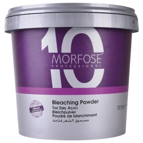 Morfose 10 Powder niebieski rozjaśniacz do 7 tonów 900g