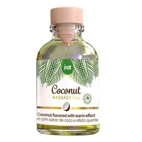 INTT Massage Gel wegańsk żel do masażu i seksu oralnego Coconut 30ml