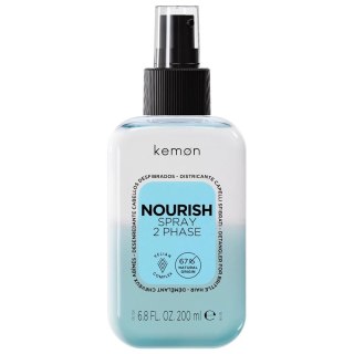 Kemon Nourish Spray 2 Phase dwufazowy spray do włosów zniszczonych 200ml
