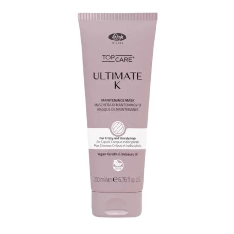 Lisap Top Care Ultimate K wygładzająca maska do włosów 200ml