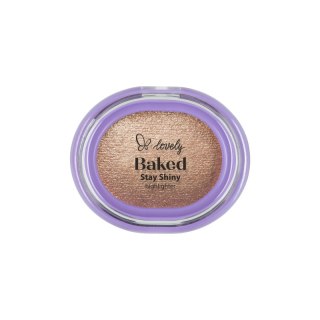 Lovely Baked Stay Shiny Highlighter wypiekany rozświetlacz do twarzy 03
