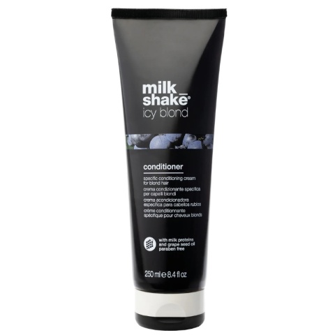 Milk Shake Icy Blond odżywka neutralizująca żółte tony z czarnym pigmentem 250ml