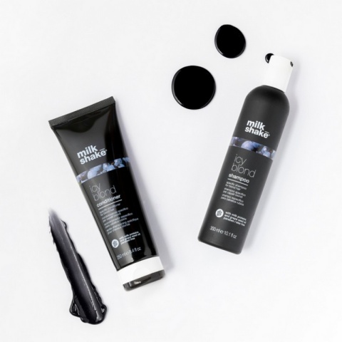 Milk Shake Icy Blond odżywka neutralizująca żółte tony z czarnym pigmentem 250ml