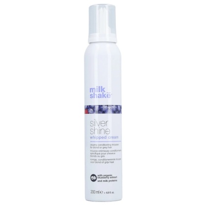 Milk Shake Silver Shine Whipped Cream odżywka fioletowa w piance bez spłukiwania 200ml