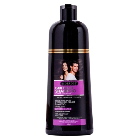 Morfose Speedy Hair Color Natural Black szampon odsiwiający do włosów kolor czarny 420ml