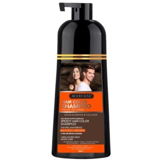 Morfose Speedy Hair Color Natural Brown szampon odsiwiający do włosów kolor brązowy 420ml