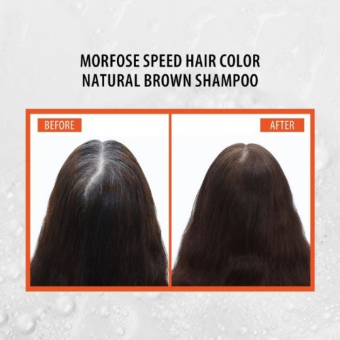 Morfose Speedy Hair Color Natural Brown szampon odsiwiający do włosów kolor brązowy 420ml